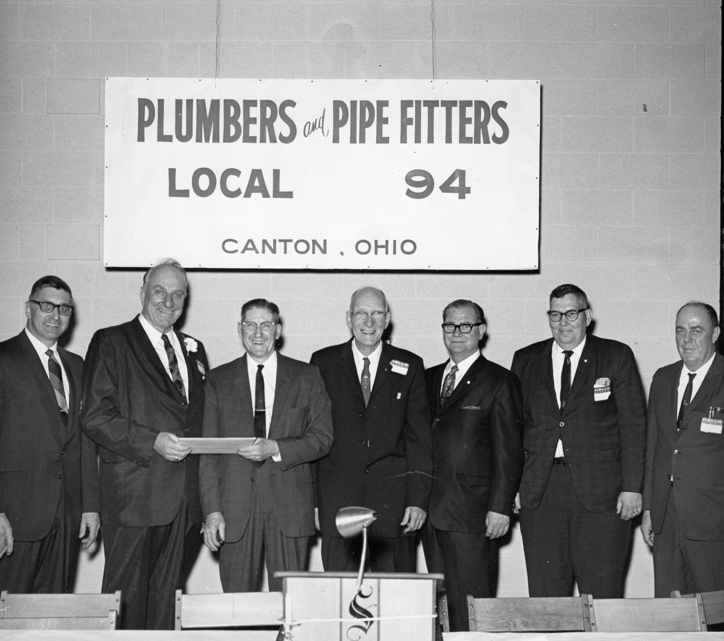 UA Plumbers and Pipefitters Local 94, Canton, Ohio